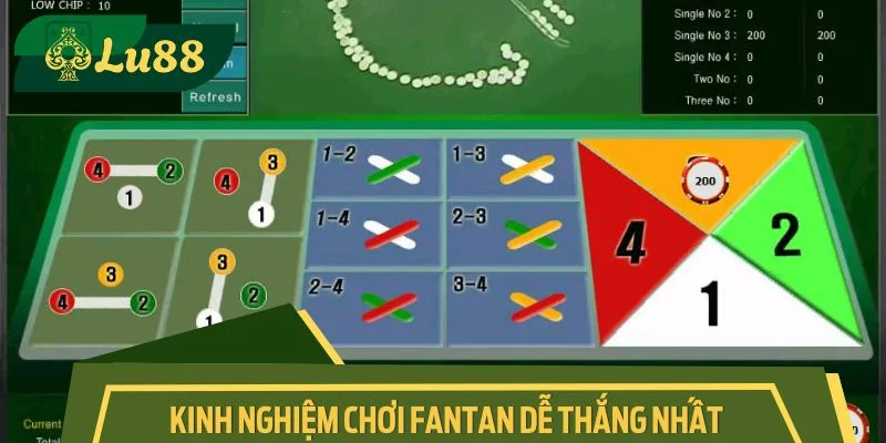 Kinh nghiệm chơi Fantan dễ thắng nhất